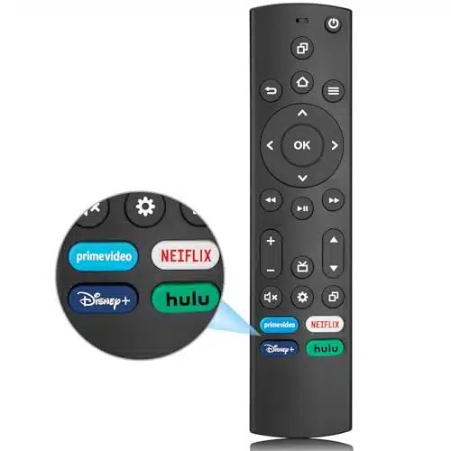 Replacement Remote For All Insigniatoshibapioneer Smart Tvs (Not For Fire Stick)