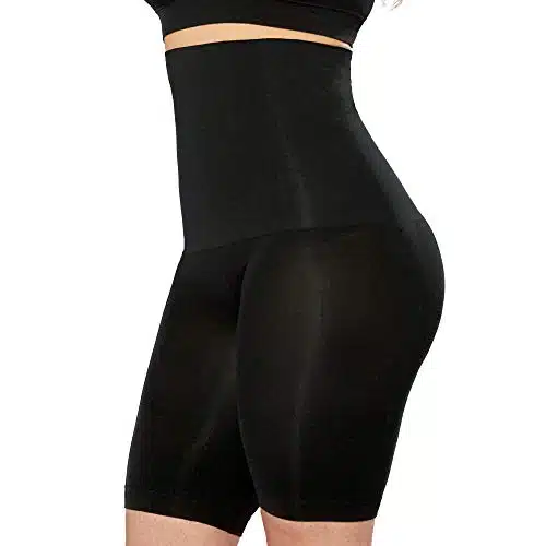 Shapermint High Waisted Body Shaper Shorts   Shapewear For Women Tummy Control Small To Plus Size Black Xxxx Large