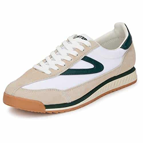 Tretorn Women'S Rawlins Casual Lace Up Sneakers, Whitegreen,