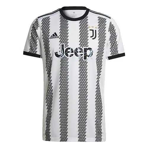 Adidas Men'S Soccer Juventus Home Jersey (As, Alpha, S, Regular, Regular, Small) White