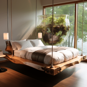 floating bed frame