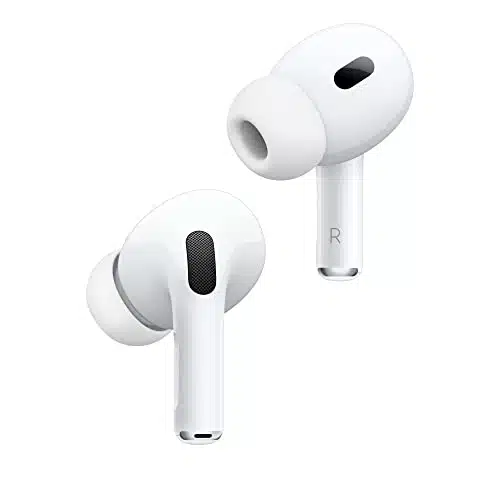 Apple AirPods Pro (nd Generation) Wireless Ear Buds with USB C Charging, Up to X More Active Noise Cancelling Bluetooth Headphones, Transparency Mode, Adaptive Audio, Personal