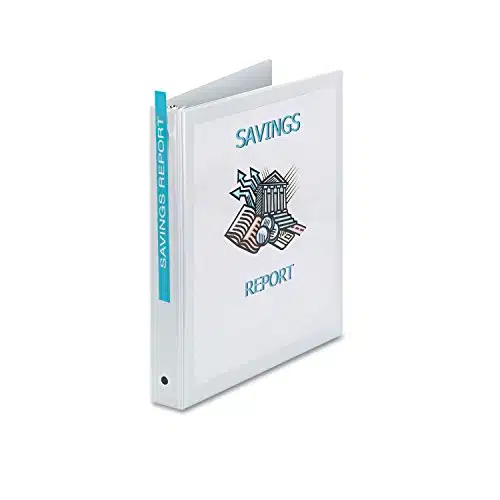 Avery Economy View Ring Binder, Round Ring, Holds X Paper, Hite Binder ()