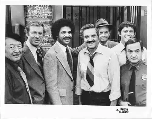 Barney Miller Tv Series Abc Xphoto Hal Linden And Cast Smiling