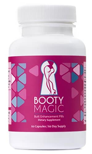 Booty Magic Butt Enhancement Pills   Onths Supply Of Booty Pills, Bum Pills For Bigger, Rounder, Volumized Butt With Maca Root Extract, Fenugreek Extract