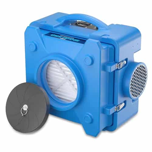 Cadpxs Shield Air Scrubber, Negative Machine Airbourne Cleaner Hepa Scrubber Water Damage Restoration Equipment Air Purifier