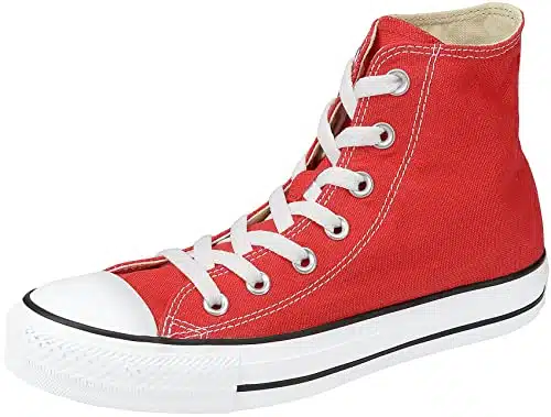 Chuck Taylor All Star Canvas High Top, Red,