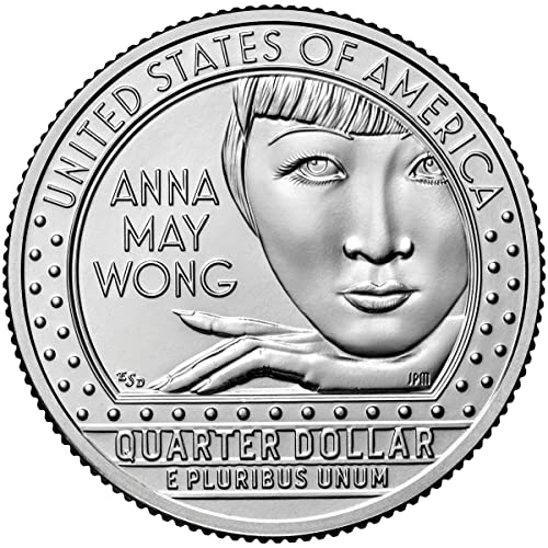 D Bankroll Of   Anna May Wong, American Women Quarter Series Quarter Seller Uncirculated