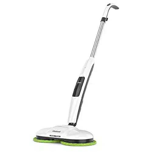 Gladwell Cordless Electric Mop, In Spinner, Scrubber And Waxer Quiet And Powerful Cleaner, Spin Scrubber And Buffer, Polisher For Hard Wood, Tile, Vinyl, Marble And Laminate F