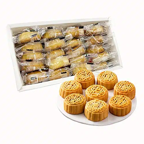 Helenouooncake Chinese Mid Autumn Festival Traditional Mini Mooncake Flavor Mixed Fruit Moon Cake Pcs