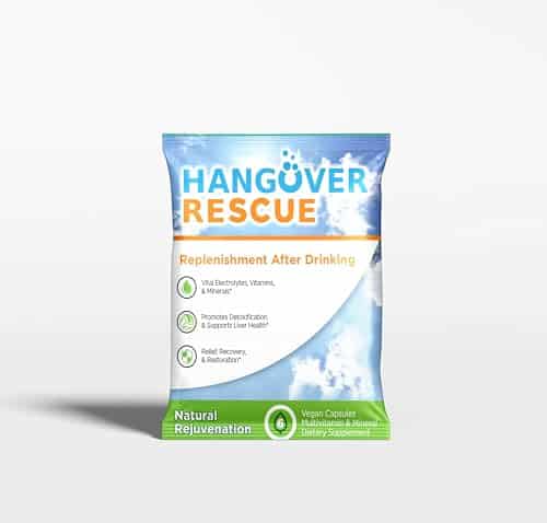 Hangover Rescue   Most Comprehensive Post Party Aid   Rapid Rehydration, Mineral And Vitamin Replenishment  Liver Detox   Natural And Vegan Pills   Pack ()