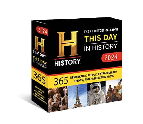 History Channel This Day In History Boxed Calendar Remarkable People, Extraordinary Events, And Fascinating Facts (Daily Calendar, Office Desk Gift) (Moments In History Calendars)