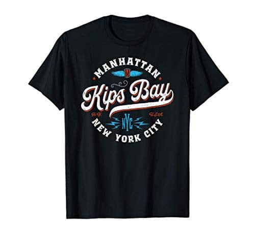 Kips Bay New York   Vintage Manhattan Nyc Retro Graphic T Shirt