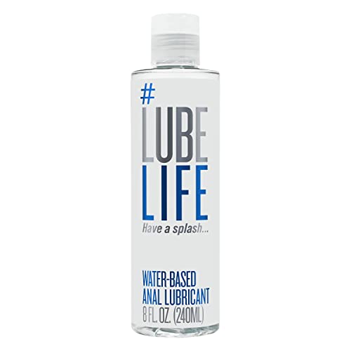 Lube Life Water Based Anal Lubricant, Personal Backdoor Lube For Men, Women And Couples, Non Staining, Fl Oz