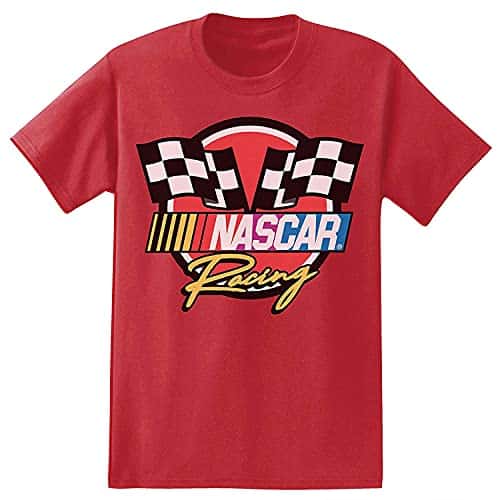 Nascar Vintage Daytona Shirt Racing Mens Graphic T Shirt (Red, Medium)