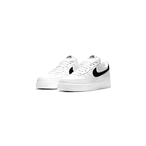 Nike Men'S Low Top Sneakers Basketball Shoe, White Black,