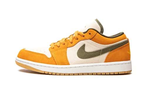 Nike Men'S Air Jordan Low Se Shoes, Whitemedium Olive Light Curry,