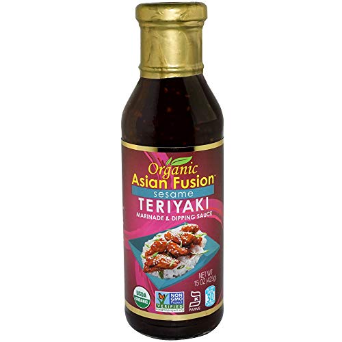 Organic Asian Fusion Sesame Teriyaki Sauce   Usda Organic, Non Gmo Project Verified, Gluten Free, Kosher Parve, Made In Usa, Oz. (Pack)