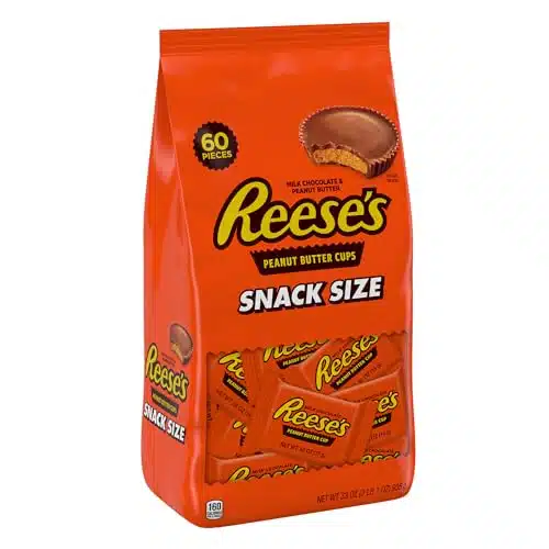 Reese'S Milk Chocolate Peanut Butter Snack Size Cups, Candy Bag, Oz (Pieces)