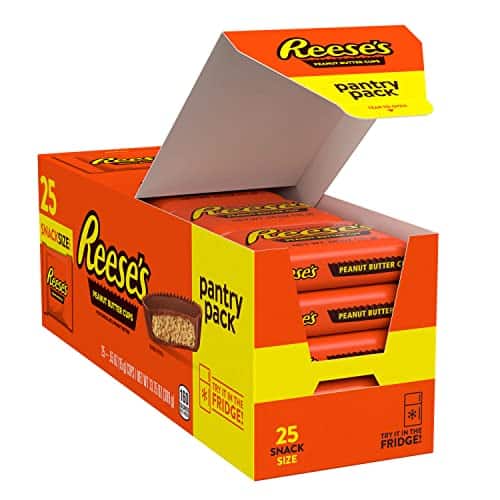 Reese'S Milk Chocolate Snack Size Peanut Butter Cups, Candy Pantry Pack, Oz (Pieces)