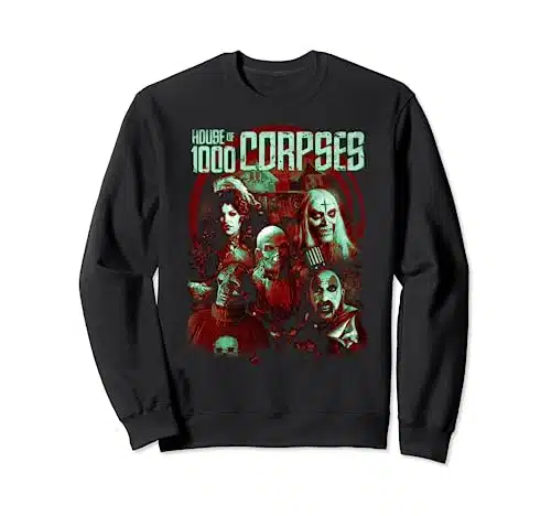 Rob Zombie   House Of Corpses Characters Sweatshirt