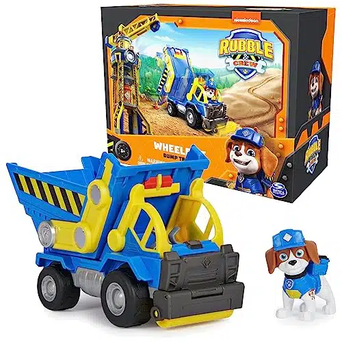 Rubble &Amp; Crew, Wheelers Dump Truck Toy With Movable Parts And A Collectible Action Figure, Kids Toys For Ages And Up