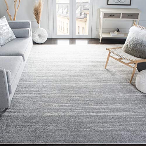 Safavieh Adirondack Collection Area Rug   ' X ', Light Grey &Amp; Grey, Modern Ombre Design, Non Shedding &Amp; Easy Care, Ideal For High Traffic Areas In Living Room, Bedroom (Adrc)