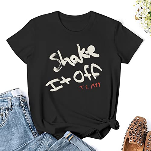 Shake It Off Shirt For Women Country Music T Shirt Vintage Short Sleeve Fans Gift Tee Top