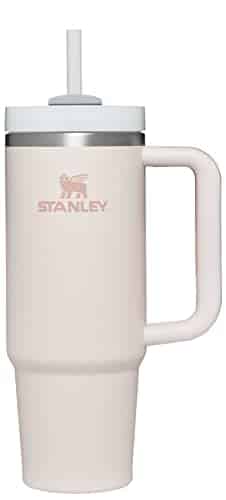 Stanley Quencher Hflowstate Stainless Steel Vacuum Insulated Tumbler With Lid And Straw For Water, Iced Tea Or Coffee, Smoothie And More, Rose Quartz, Oz