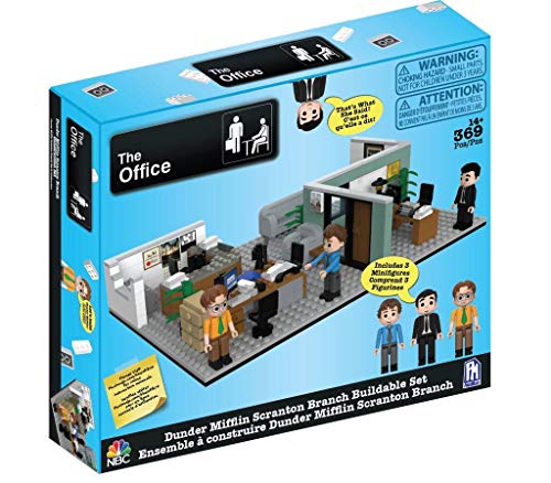 The Office Dunder Mifflin Scranton Branch Construction Set (Pieces) With Updated Characters