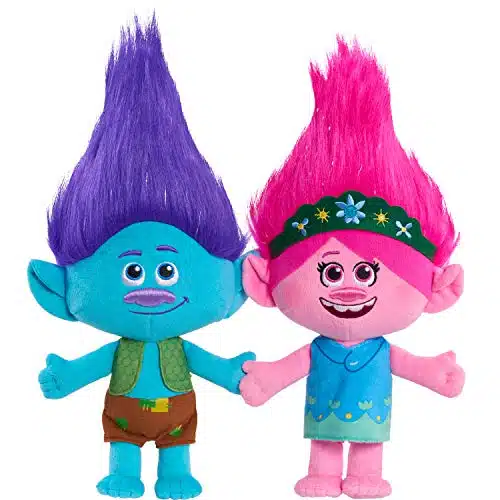 Trolls World Tour Poppy &Amp; Branch Friendship Plush Pack Stuffed Animals, Kids Toys For Ages Up, Amazon Exclusive