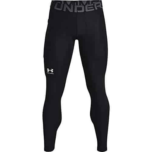 Under Armour Mens Armour Heatgear Leggings , Black ()Pitch Gray , Large