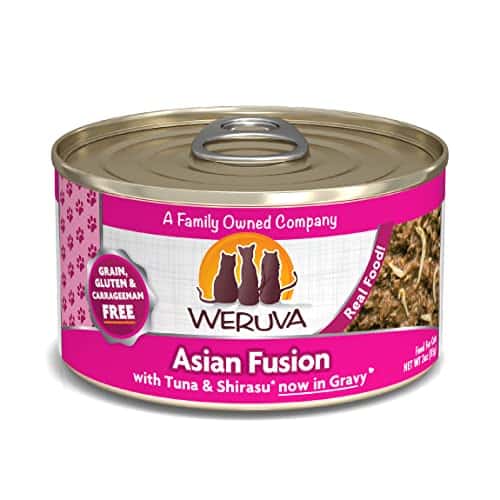 Weruva Classic Cat Food, Asian Fusion With Tuna &Amp; Shirasu In Gravy, Oz Can (Pack Of )