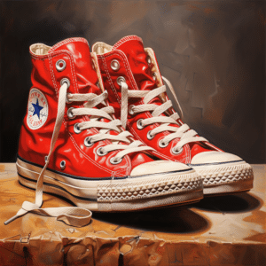 red converse