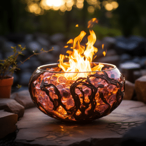 tabletop fire pit