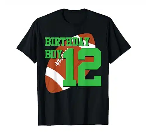 Th Birthday Football Boy Shirt  Year Old Field Players