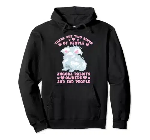 Angora Rabbits Owners Furry Rabbit Pullover Hoodie