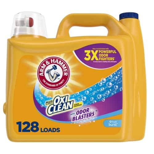 Arm &Amp; Hammer Plus Oxiclean Odor Blasters Fresh Burst, Loads Liquid Laundry Detergent, Fl Oz