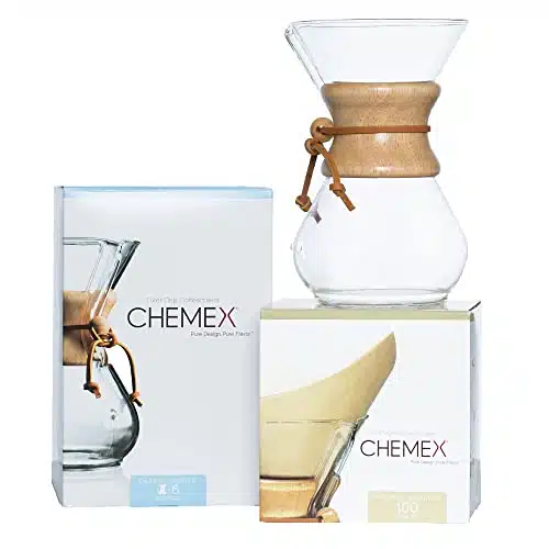 Chemex Bundle   Cup Classic Series   Ct Square Filters   Exclusive Packaging