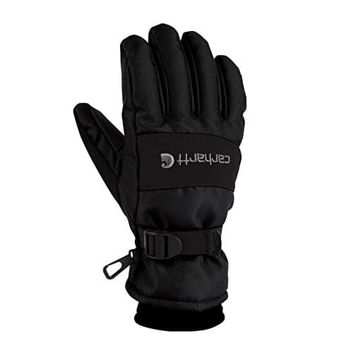 Carhartt Men'S Wp Waterproof Insulated Glove, Black, Large