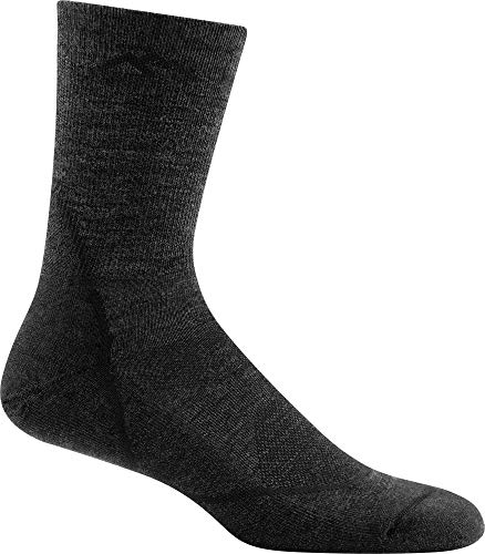 Darn Tough Men'S Light Hiker Micro Crew Lightweight With Cushion Sock (Style )   Black, Large