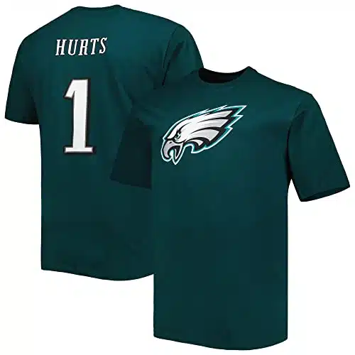 Fanatics Men'S Jalen Hurts Midnight Green Philadelphia Eagles Player Icon T Shirt