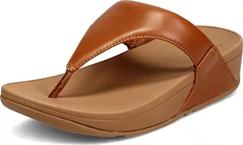 Fitflop Women'S Lulu Leather Toe Post Toepost, Beige Sslight Tan ,