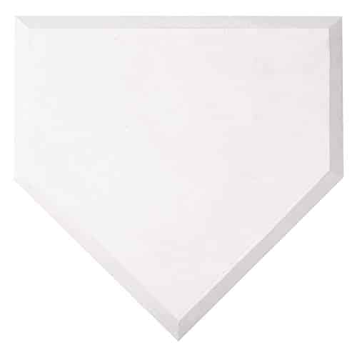 Franklin Sports Home Plate   Baseball + Softball Rubber Home Plate   Portable Throw Down Plate For Backyard Baseball, Softball, Tee Ball,White