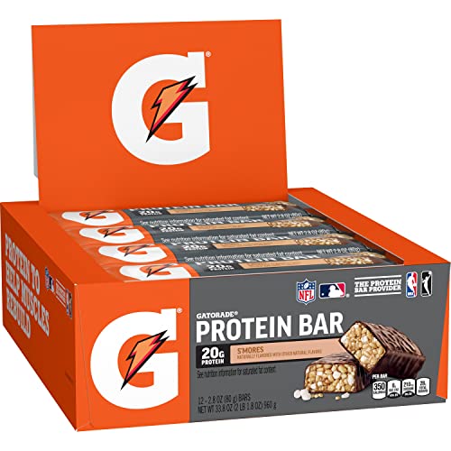 Gatorade Whey Protein Recover Bars, S'Mores, Count(Pack Of )