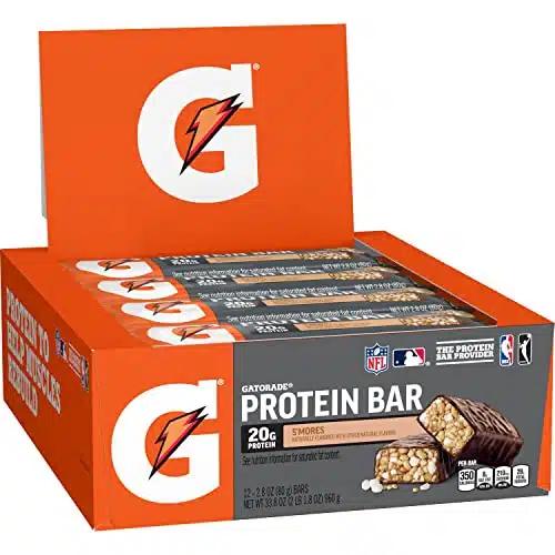 Gatorade Whey Protein Recover Bars, S'mores, Count(Pack of )