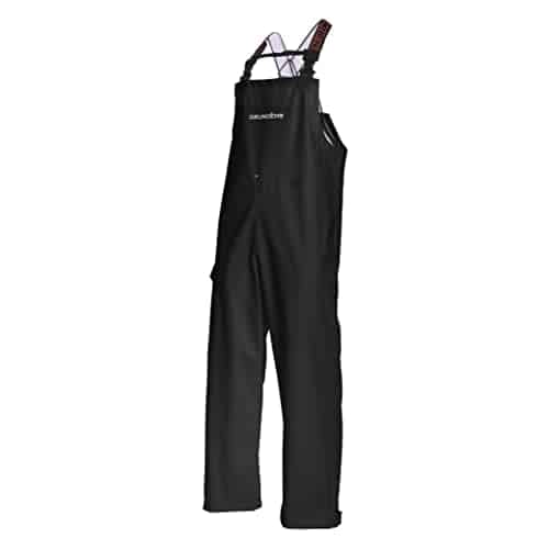 Grundens Mens Neptune Commercial Fishing Bib Pants  Waterproof, Adjustable, Black, X Large