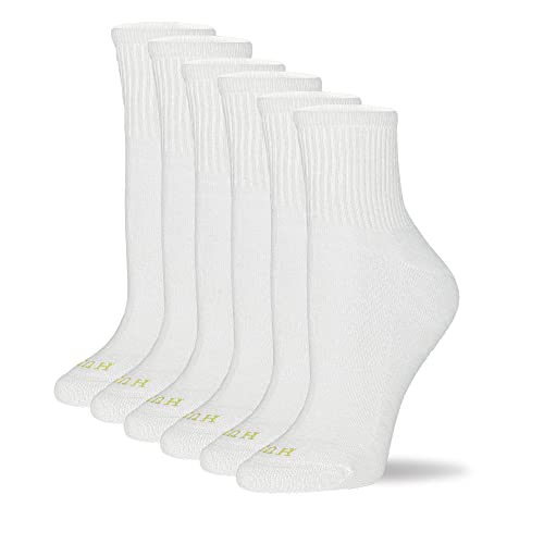 Hue Women'S Mini Crew Sock Pack, White, One Size