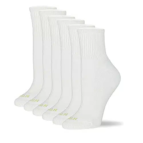 Hue Women'S Mini Crew Sock Pack, White, One Size