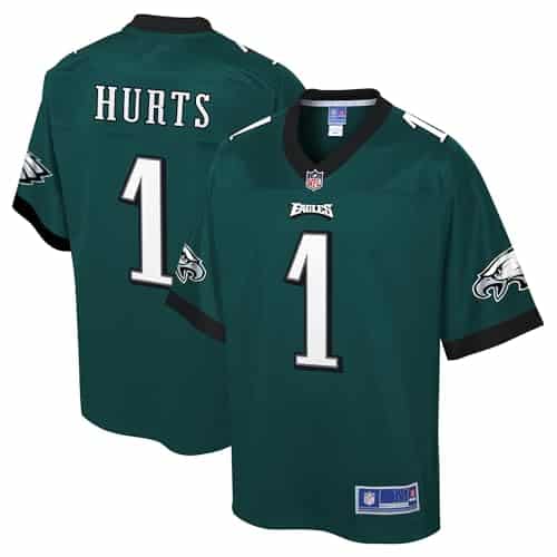 Men'S Jalen Hurts Midnight Green Philadelphia Eagles Replica Jersey